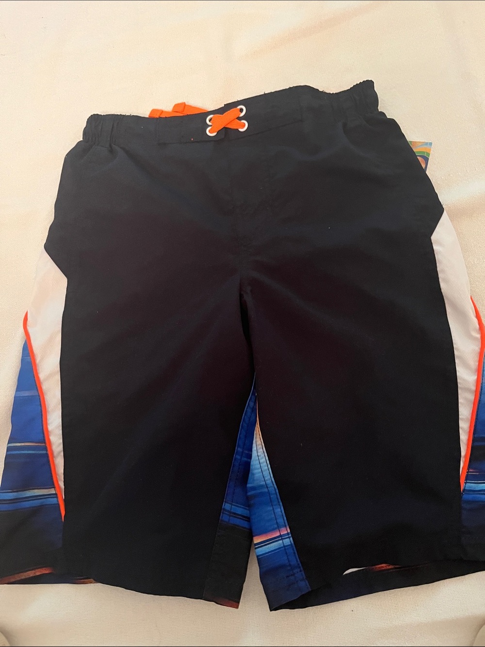 Swim shorts boys new size L 10-12 OP polyester